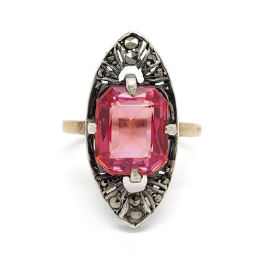 Antique Synthetic Sapphire Ring | Era Design Vancouver Canada