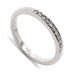 14kt white gold wedding ring with pave-set lab-grown diamonds