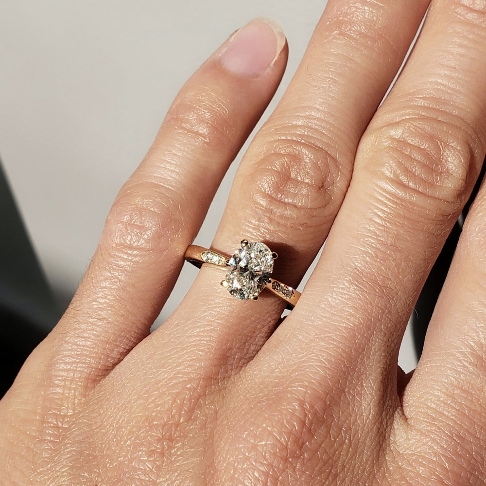 Lab Grown Diamond Engagement Ring | Era Design Vancouver Canada