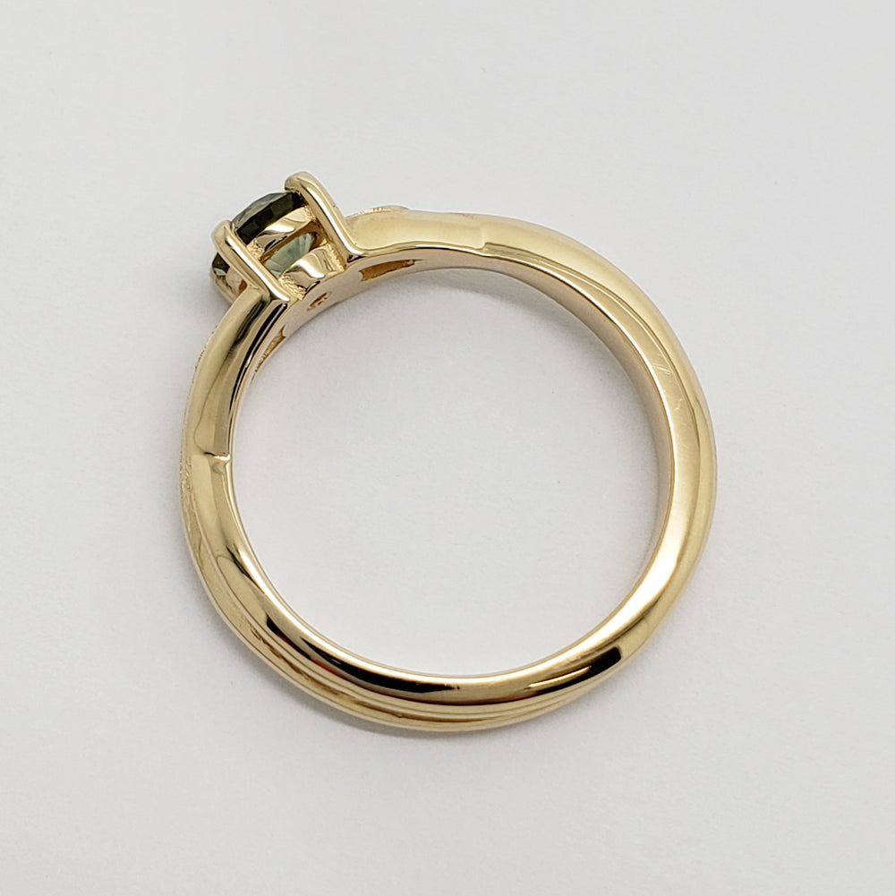 Montana Sapphire Engagement Ring | Era Design Vancouver Canada