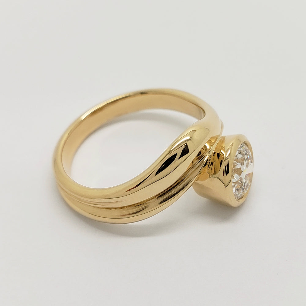 Lab Diamond Engagement Ring | Era Design Vancouver Canada