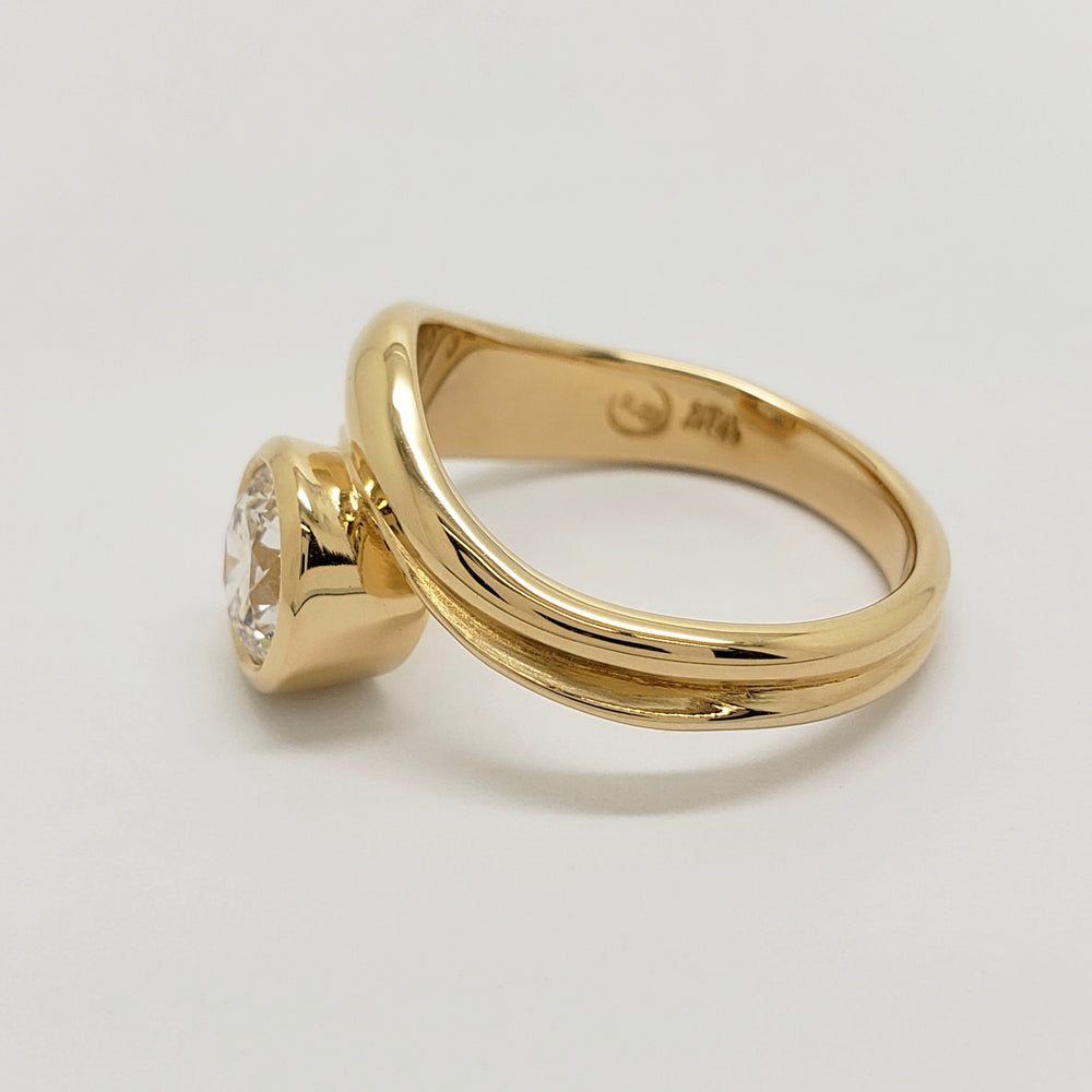 Lab Diamond Engagement Ring | Era Design Vancouver Canada