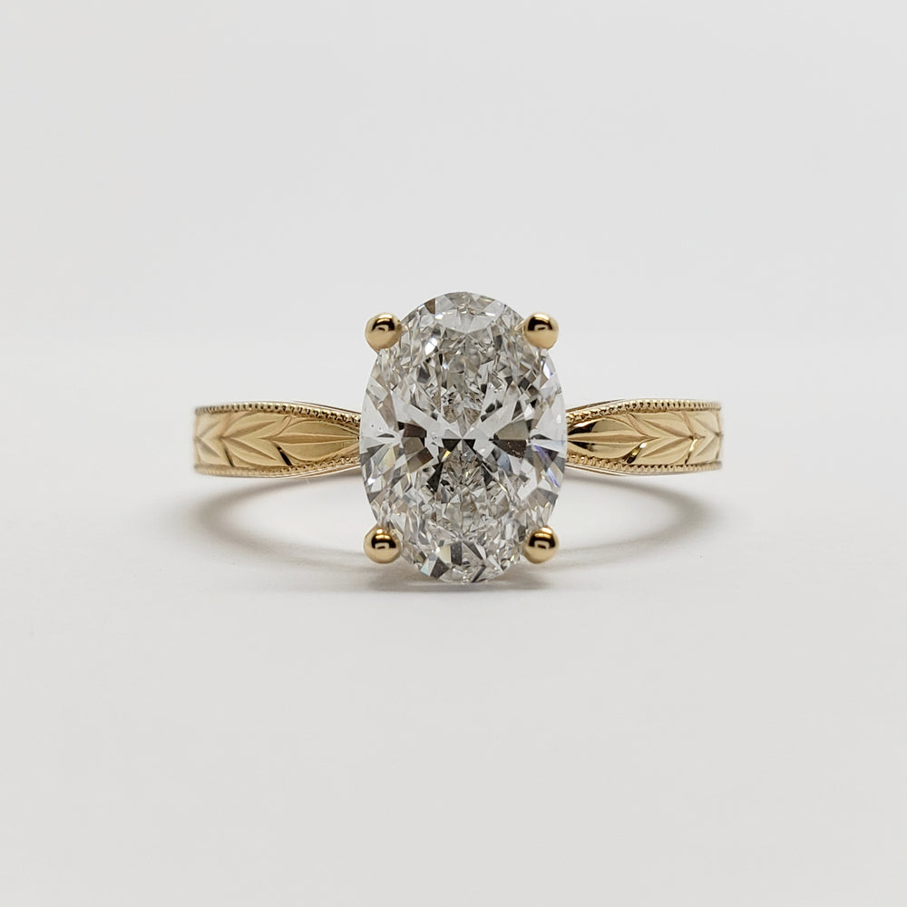 Lab Diamond Engagement Ring | Era Design Vancouver Canada