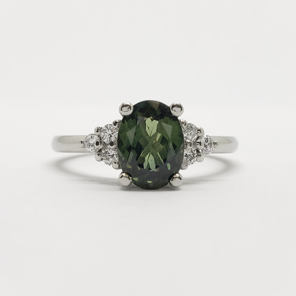 Australian Sapphire Engagement Ring | Era Design Vancouver Canada