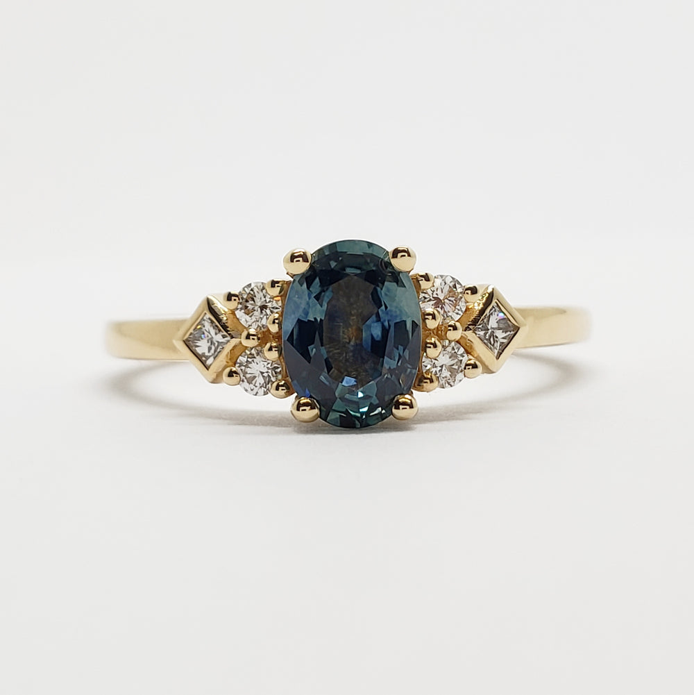 Montana Sapphire Engagement Ring | Era Design Vancouver Canada