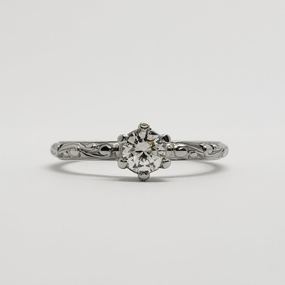Antique Diamond Engagement Ring | Era Design Vancouver Canada