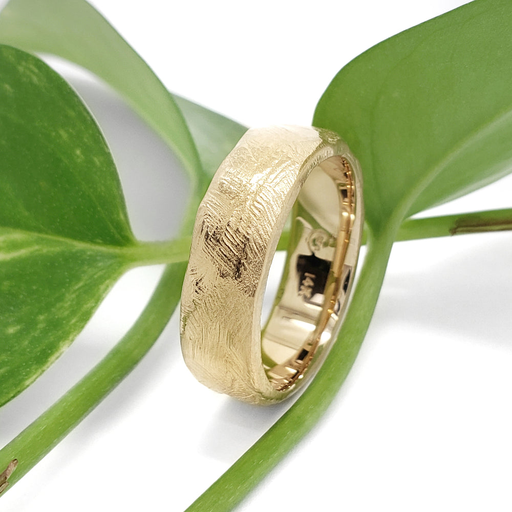 Yellow Gold Wedding Ring | Era Design Vancouver Canada