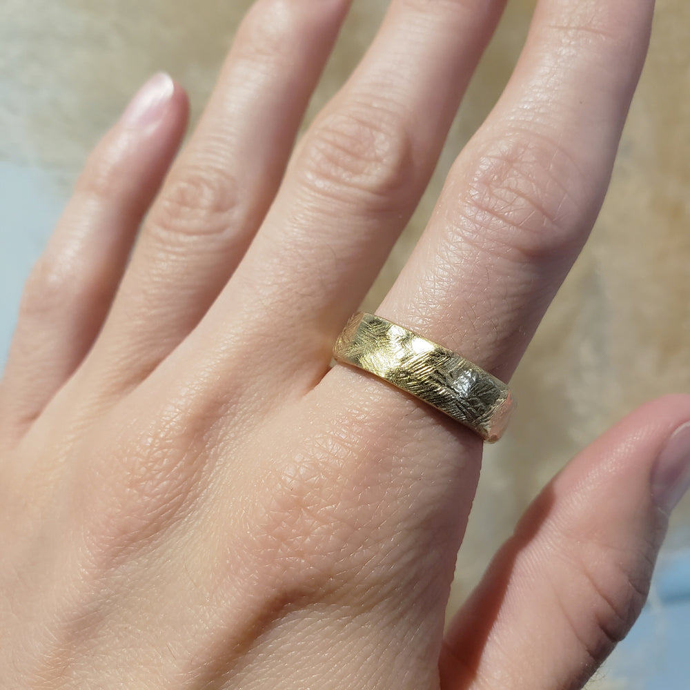 Yellow Gold Wedding Ring | Era Design Vancouver Canada