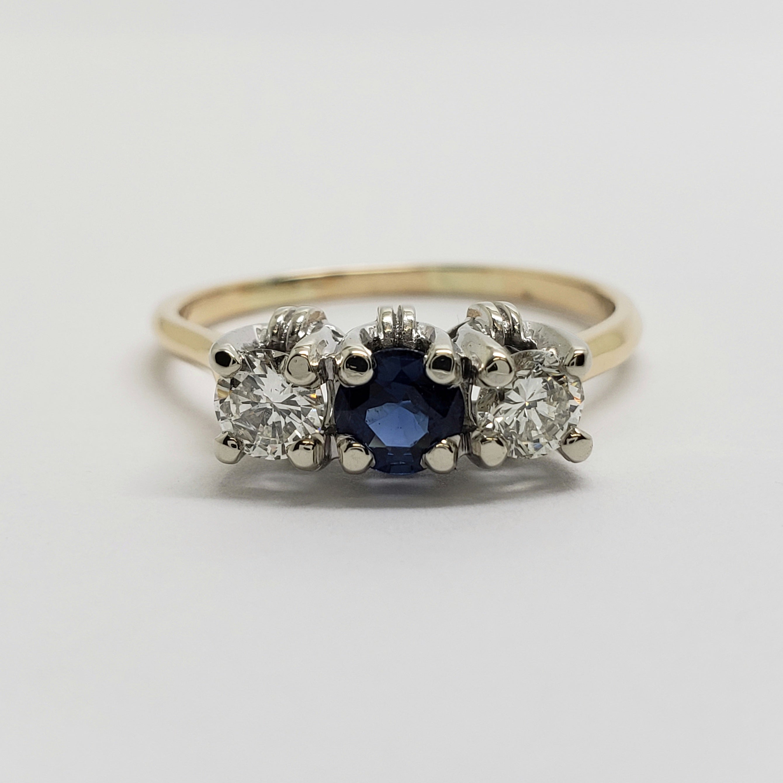 Vintage Sapphire and Diamond Ring | Era Design Vancouver Canada