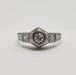 Antique Hexagon Setting Diamond Ring | Era Design Vancouver Canada