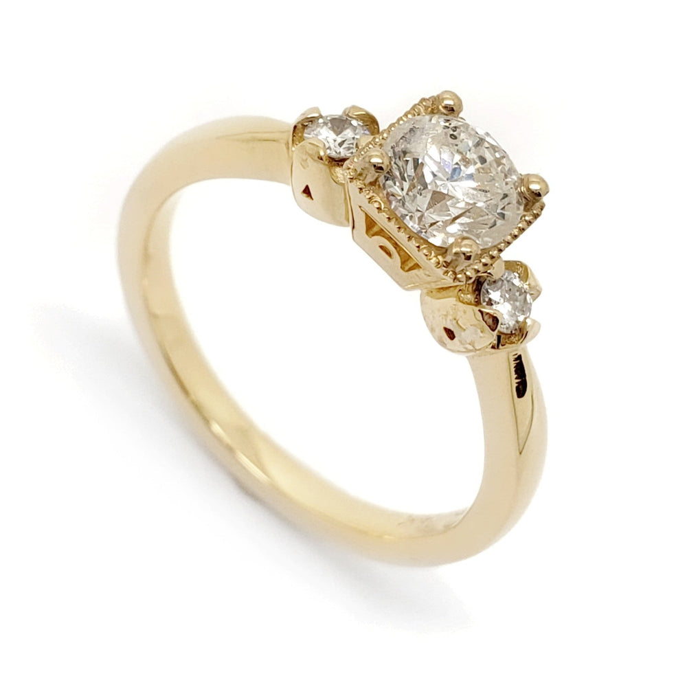 Vintage Diamond Engagement Ring | Era Design Vancouver Canada