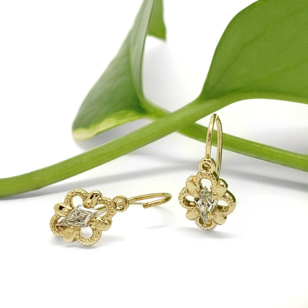 Antique Lab Diamond Stud Earrings | Era Design Vancouver Canada