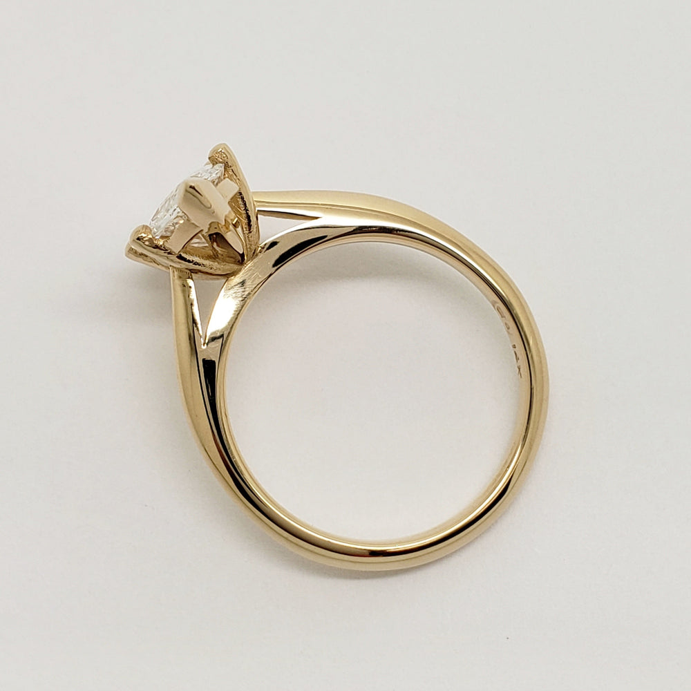 Marquise Solitaire Lab Diamond Engagement Ring | Era Design Vancouver Canada