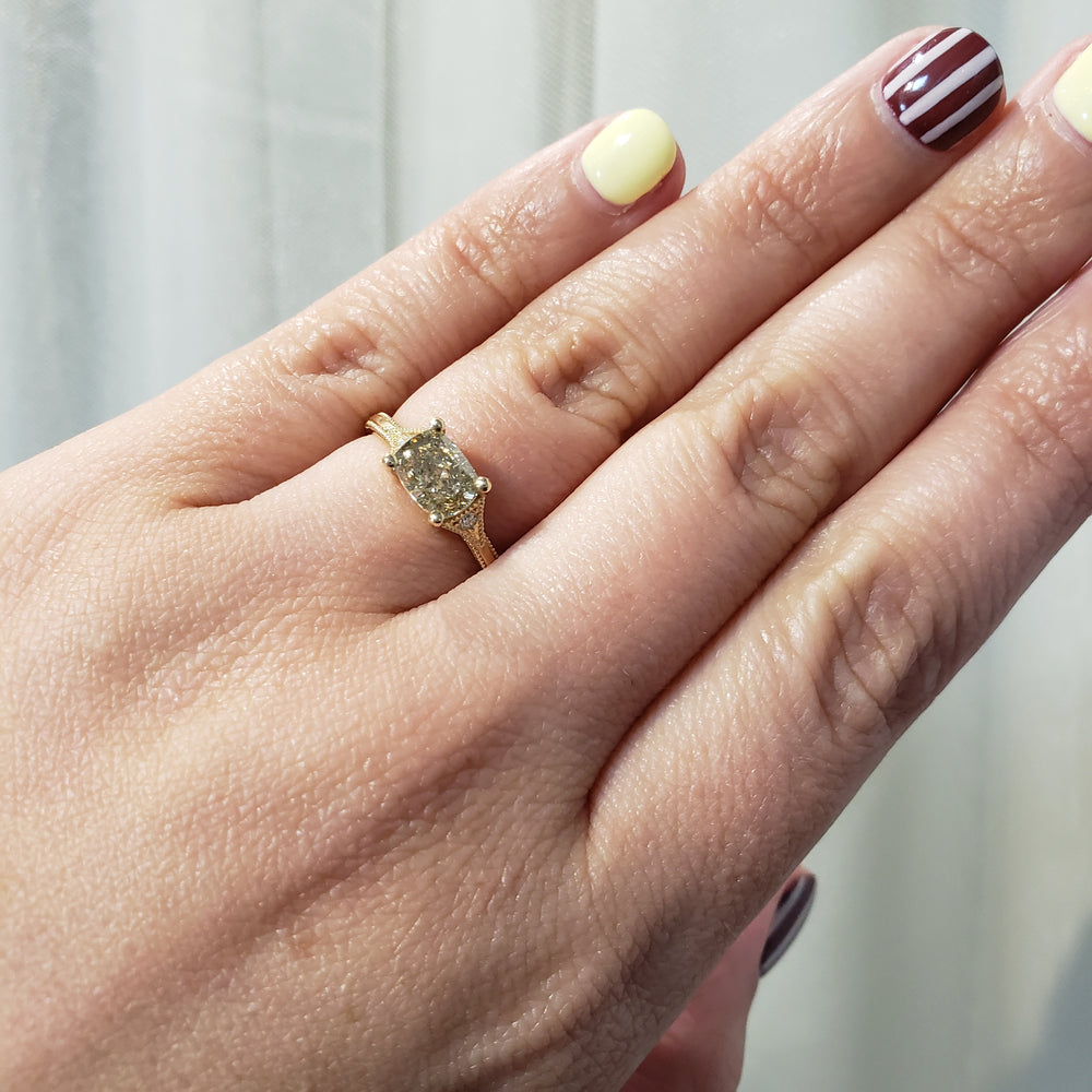 Lab Grown Diamond Engagement Ring | Era Design Vancouver Canada