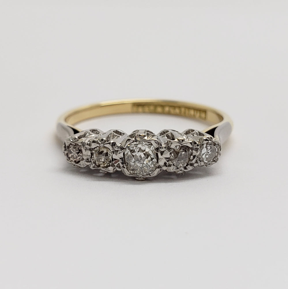 Antique Five-Stone Diamond Ring