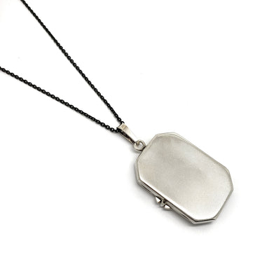 Vintage Engraved Square Locket | Era Design Vancouver Canada