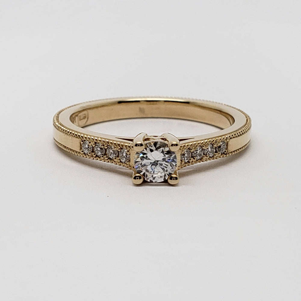 Vintage Diamond Engagement Ring | Era Design Vancouver Canada