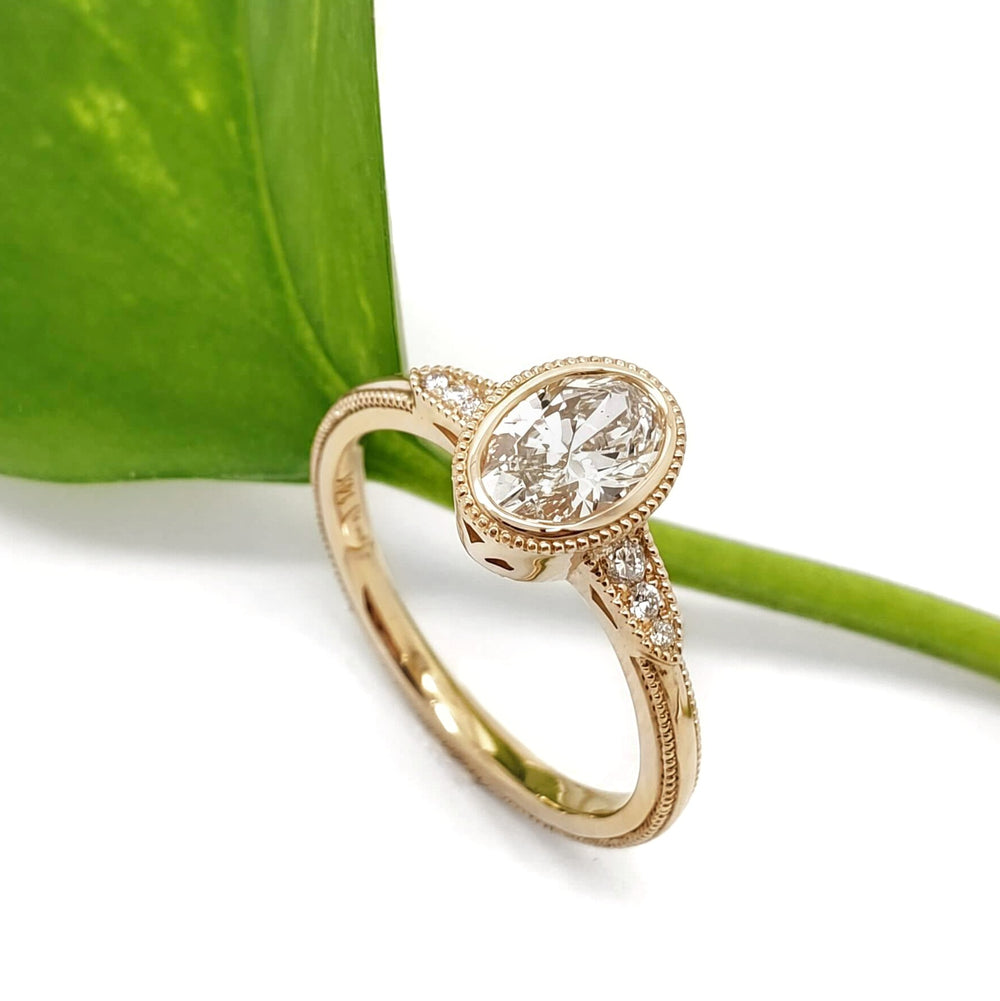 Lab Diamond Engagement Ring | Era Design Vancouver Canada