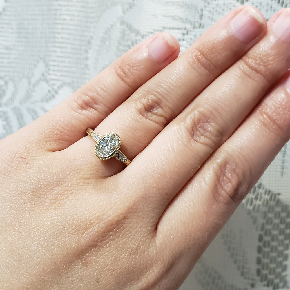Lab Diamond Engagement Ring | Era Design Vancouver Canada