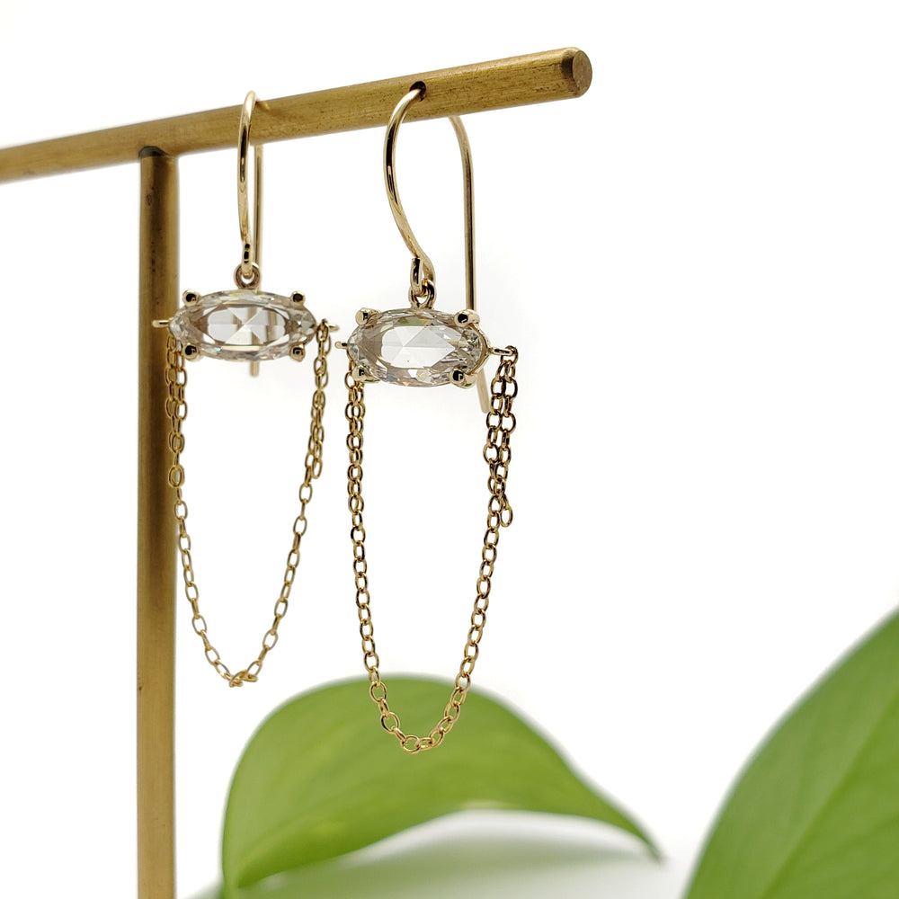 14kt Yellow Gold Lab Diamond Earrings | Era Design Vancouver Canada