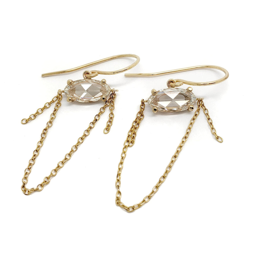 14kt Yellow Gold Lab Diamond Earrings | Era Design Vancouver Canada