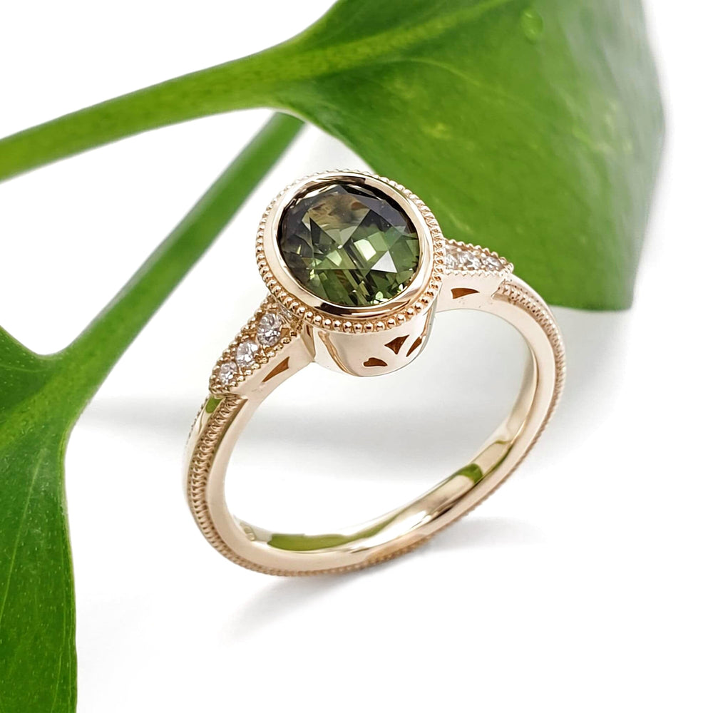 Ella Yellow | Green Sapphire