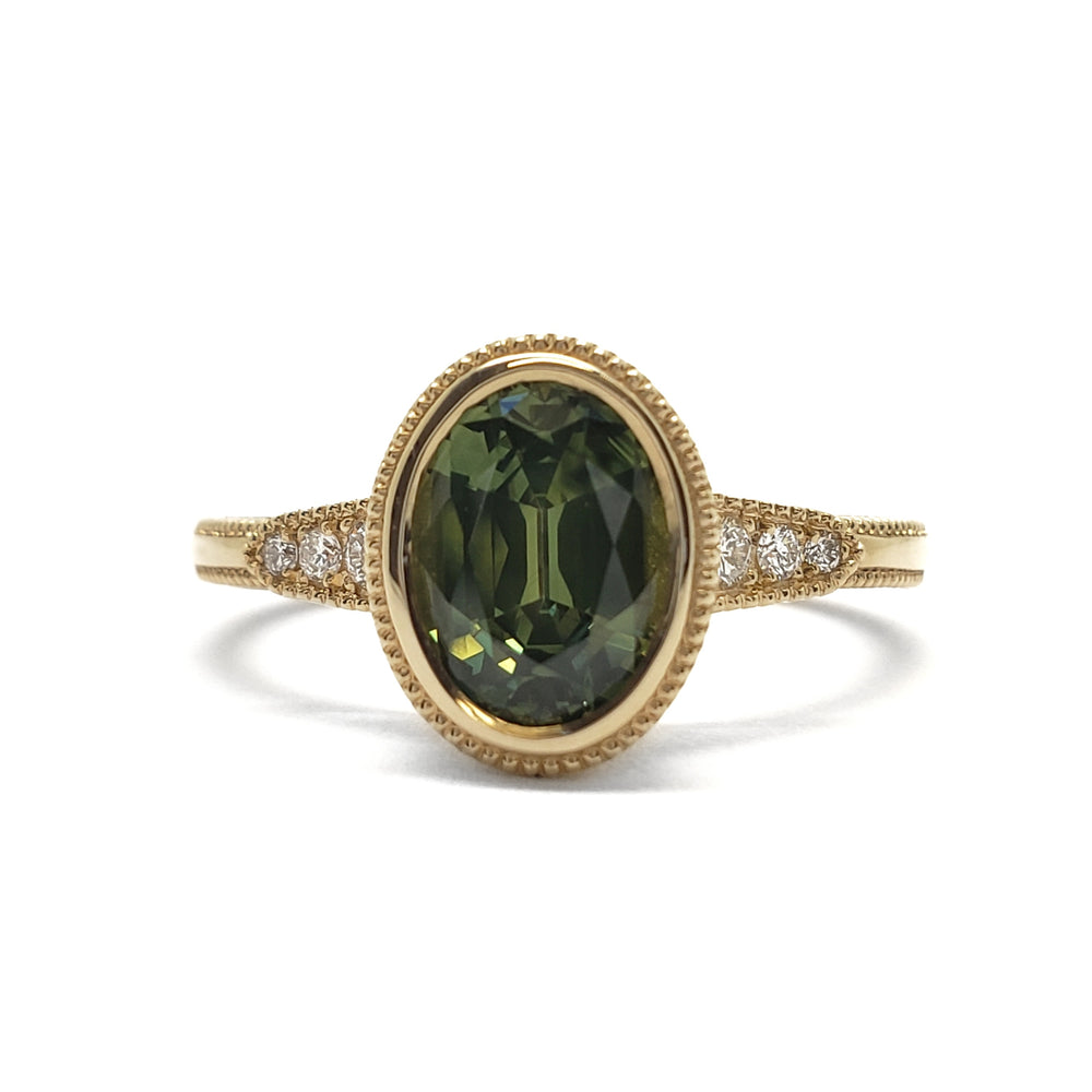 Ella Yellow | Green Sapphire