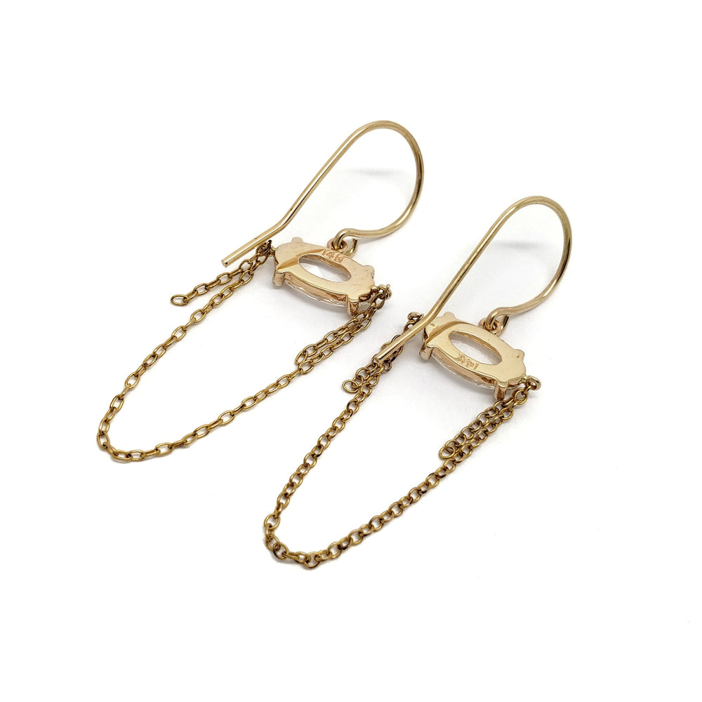 14kt Yellow Gold Lab Diamond Earrings | Era Design Vancouver Canada