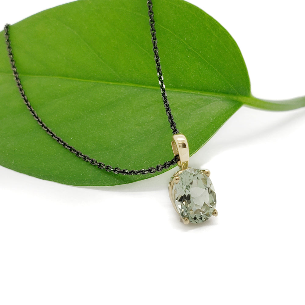 Prasiolite Pendant | Era Design Vancouver Canada