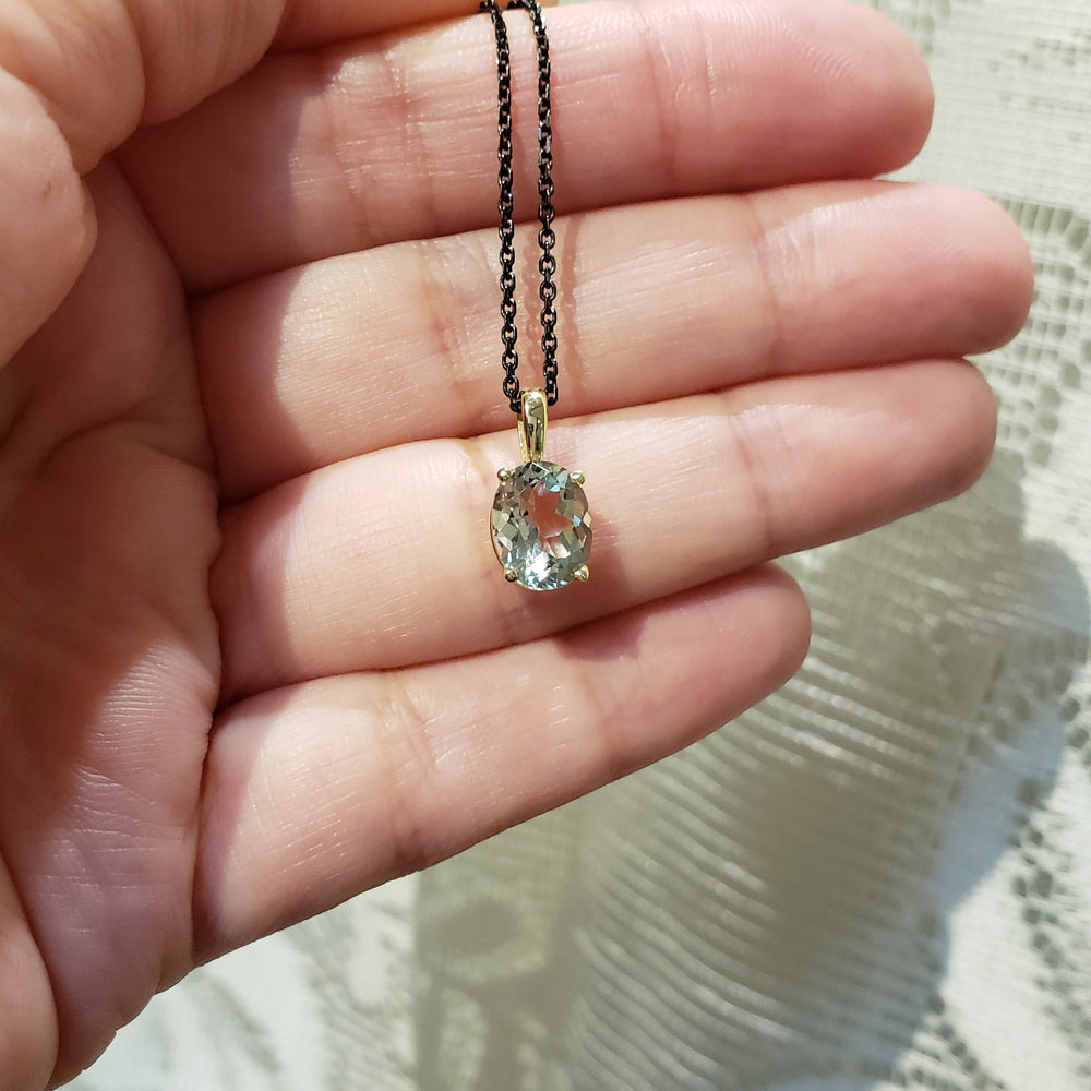 Prasiolite Pendant | Era Design Vancouver Canada
