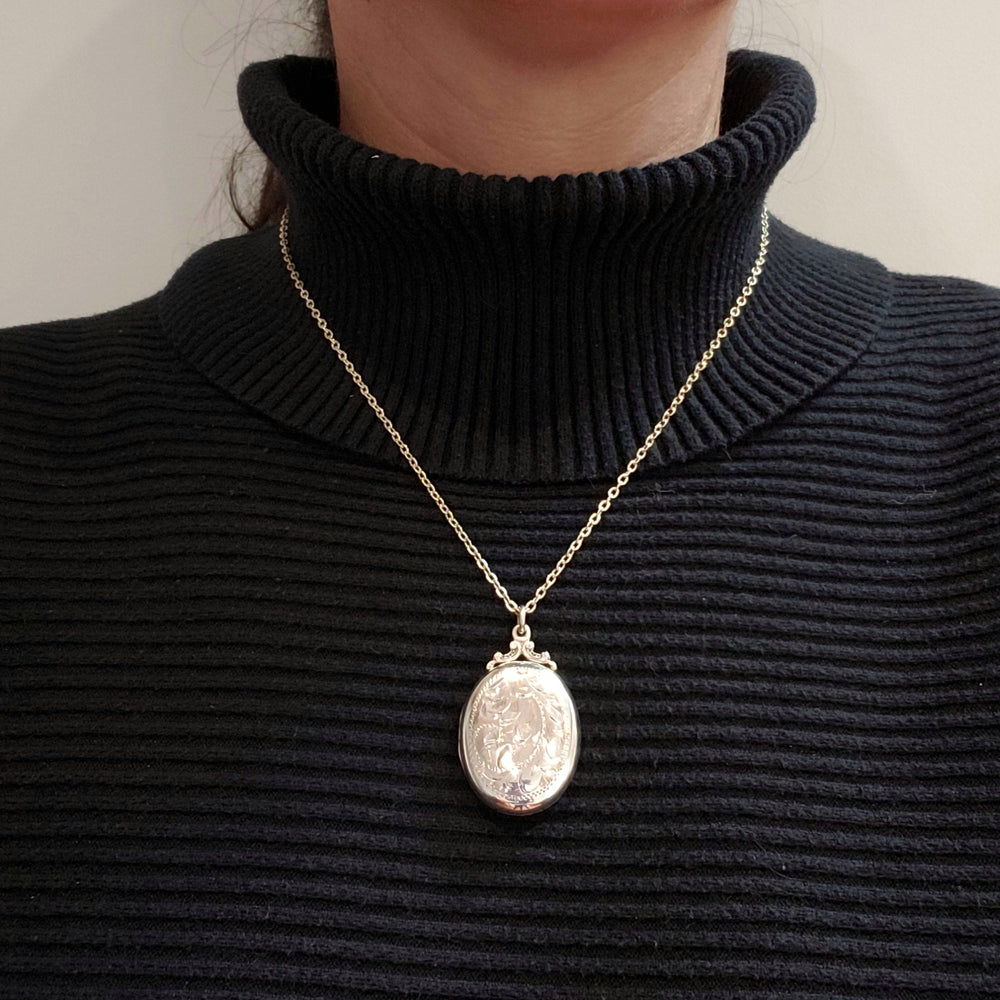Vintage Birks Oval Locket
