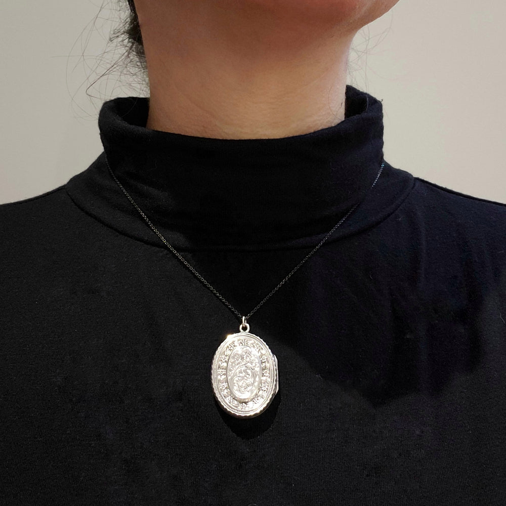 Antique 1882 Oval Locket