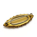 Back of antique 9k yellow gold mourning brooch showing pin clasp