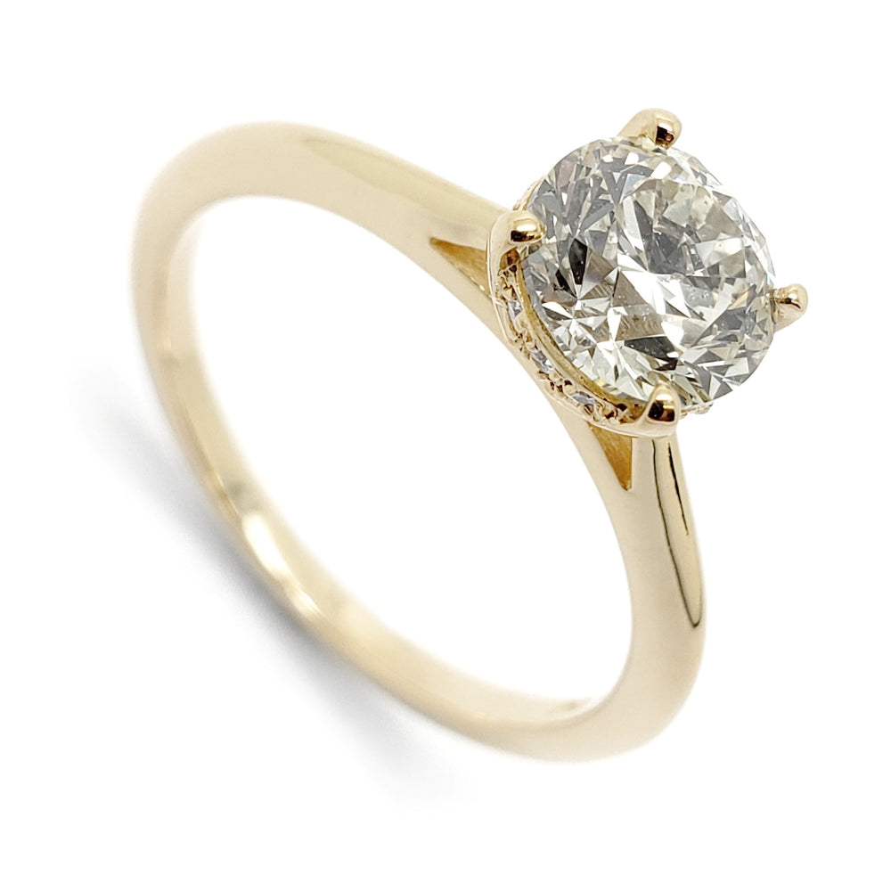 Lab Diamond Engagement Ring | Era Design Vancouver Canada