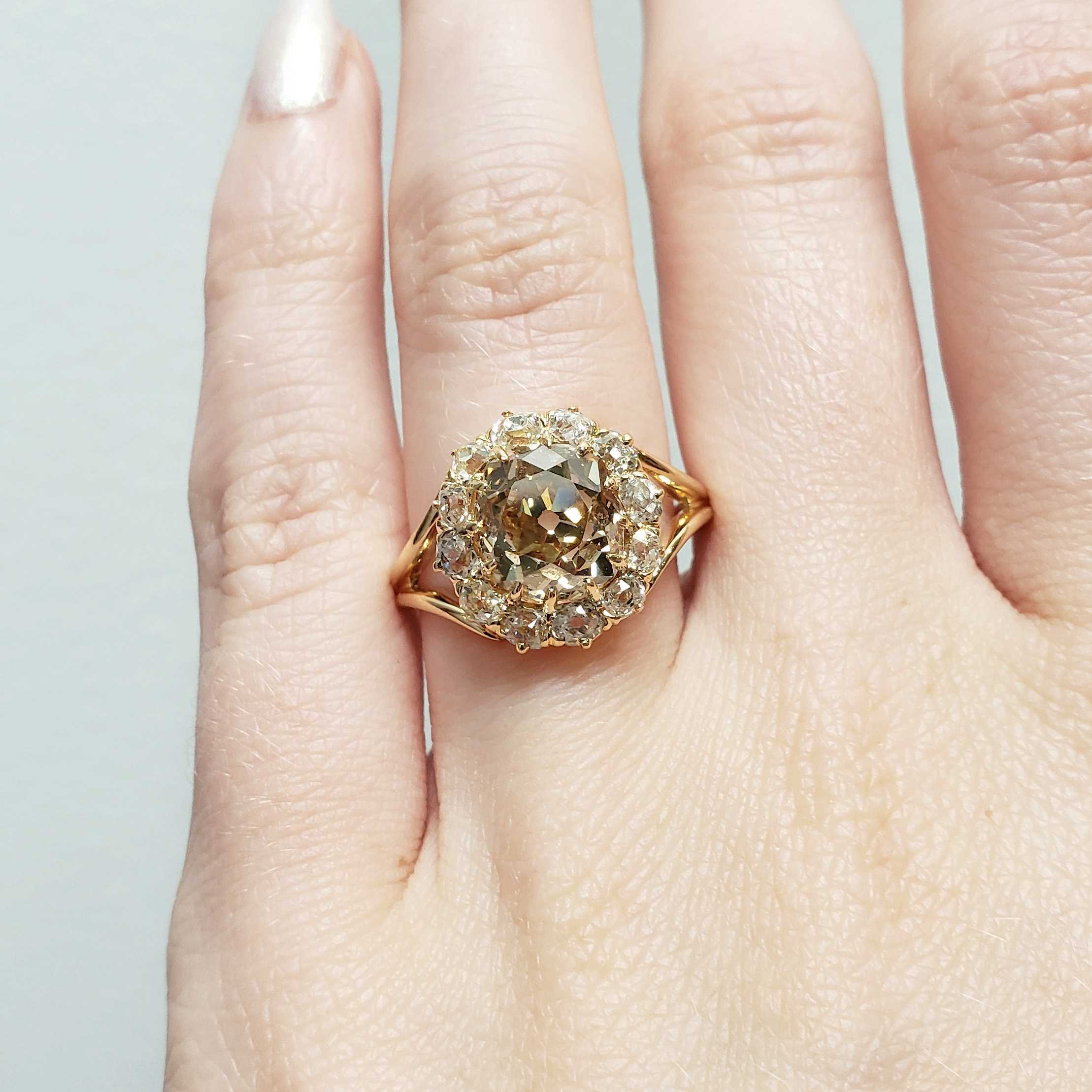 Antique old mine cut diamond Clearance