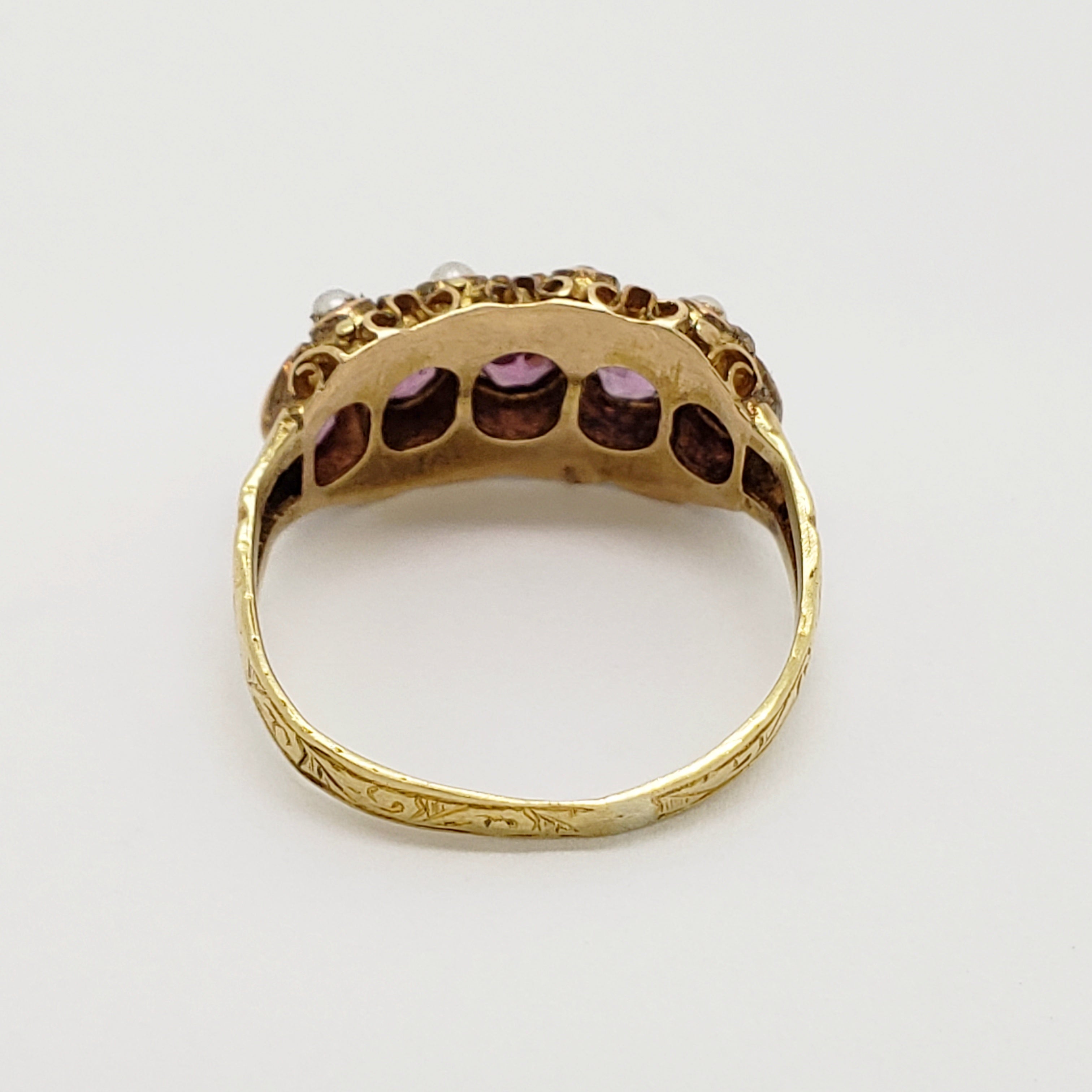 Antique Pearl and Amethyst Ring | Era Design Vancouver Canada