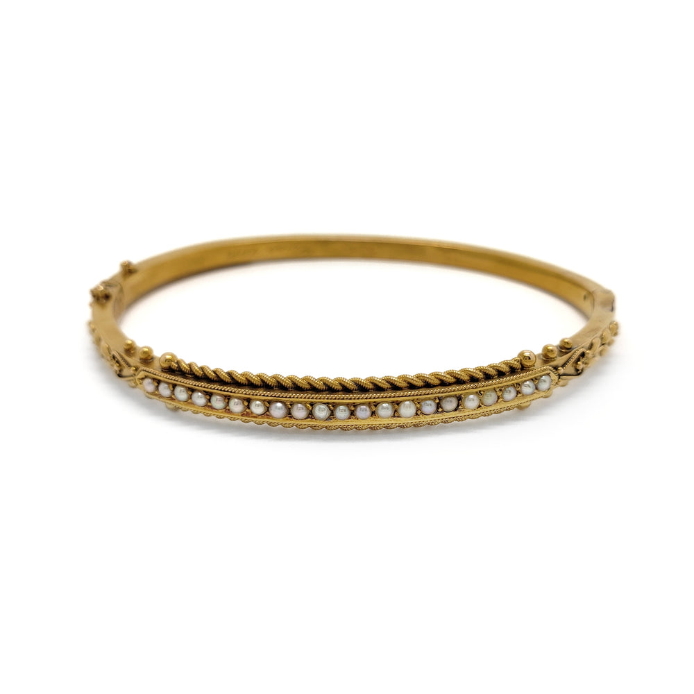 Antique Pearl Bangle | Era Design Vancouver Canada
