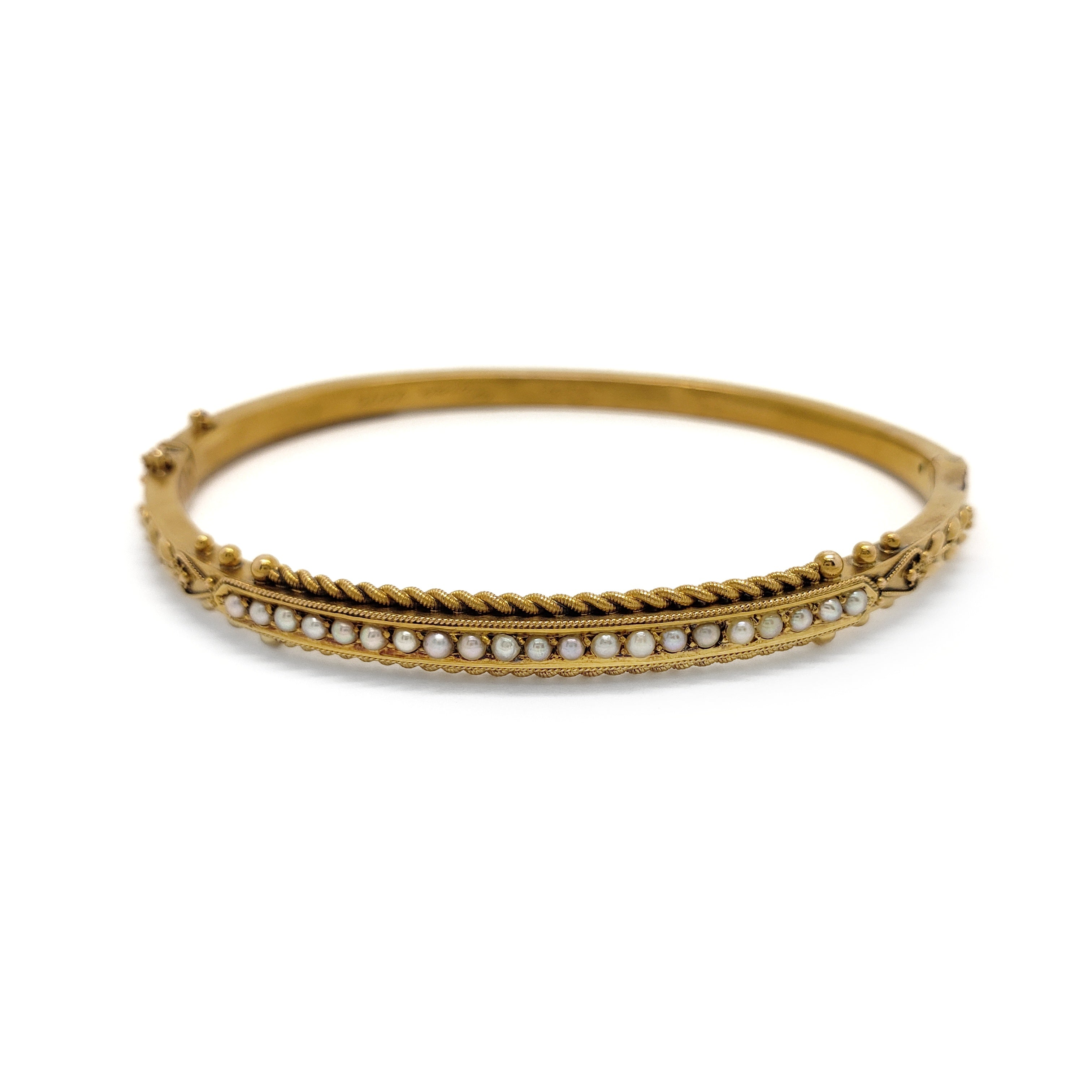 Antique Pearl Bangle | Era Design Vancouver Canada