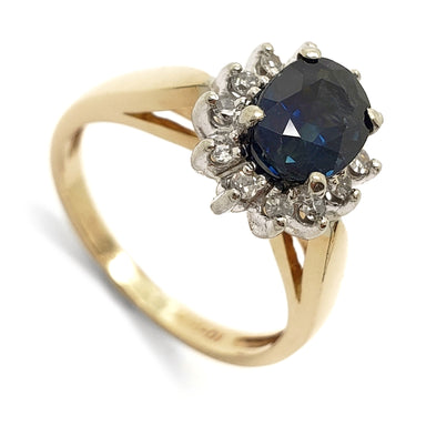Vintage Sapphire & Diamond Ring | Era Design Vancouver Canada