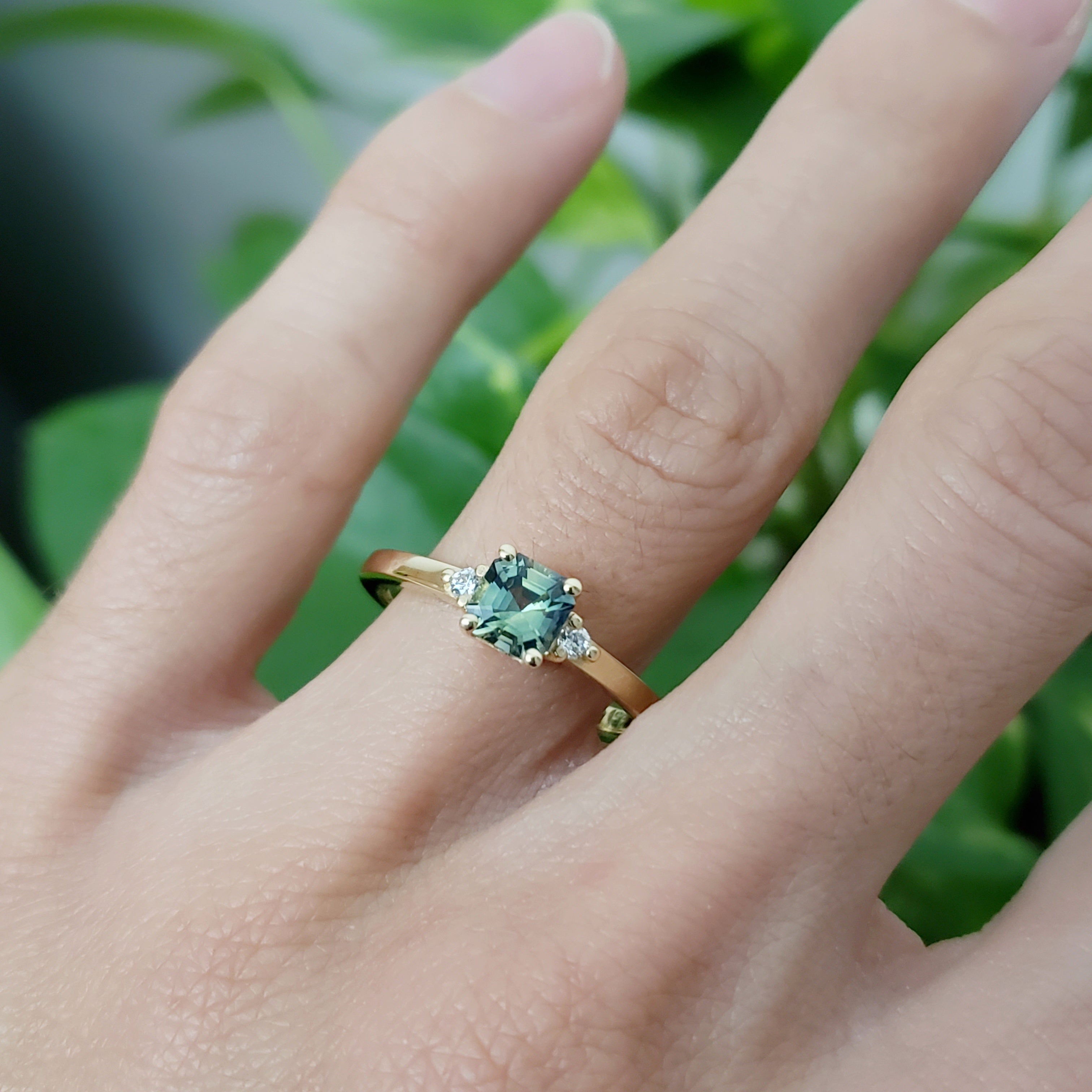Parti Sapphire Engagement Ring | Era Design Vancouver Canada