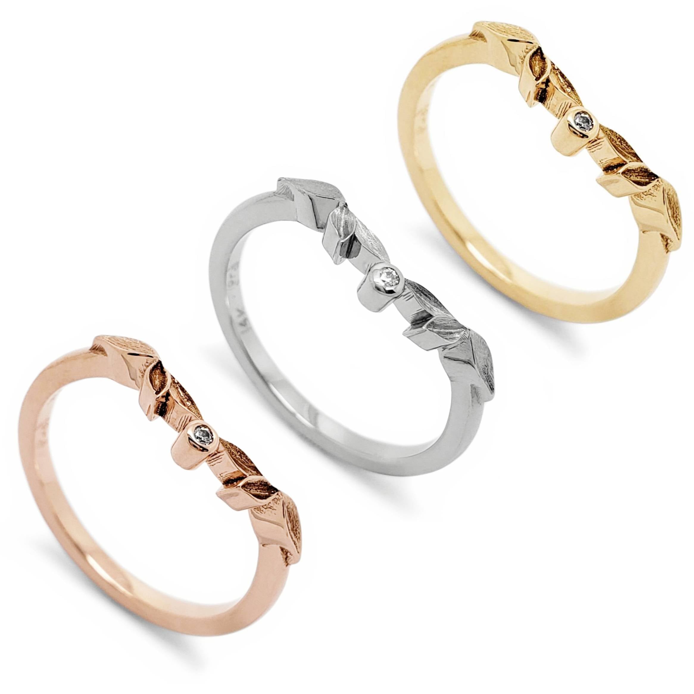 Canadian Diamond Wedding Ring | Era Design Vancouver Canada