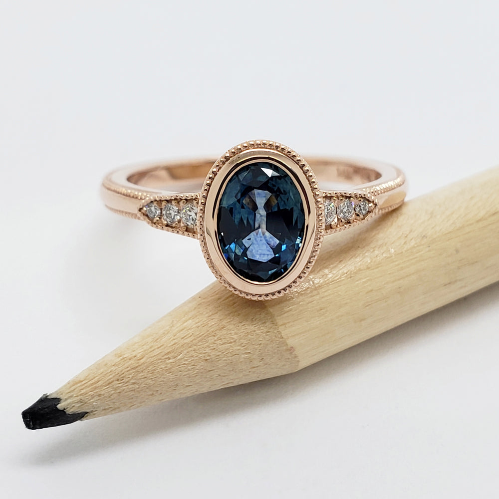 Montana Sapphire Engagement Ring | Era Design Vancouver Canada