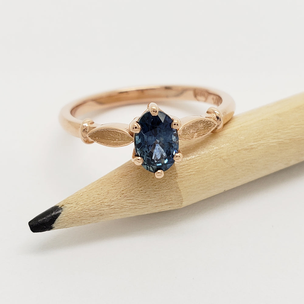 Montana Sapphire Engagement Ring | Era Design Vancouver Canada