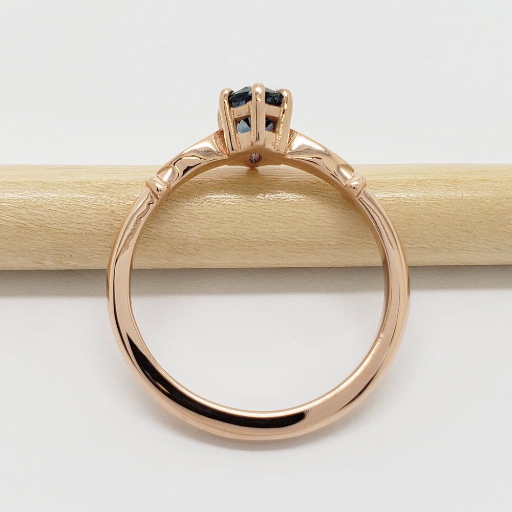 Montana Sapphire Engagement Ring | Era Design Vancouver Canada