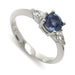 Sapphire and Diamond Engagement Ring | Era Design Vancouver Canada