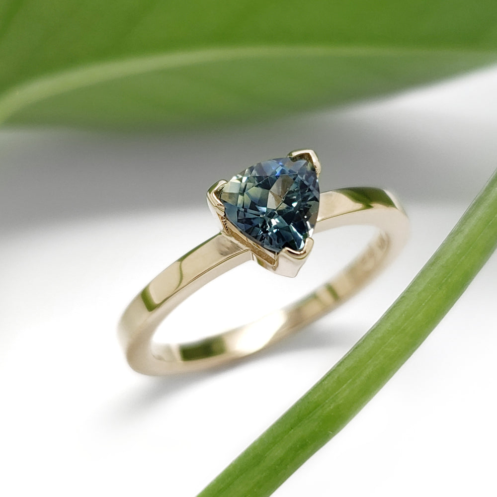 Australian Sapphire Engagement Ring | Era Design Vancouver Canada