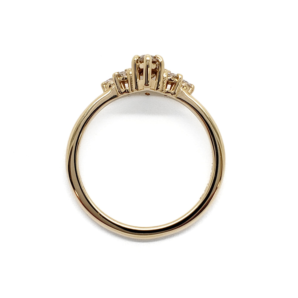 Champagne Diamond Engagement Ring | Era Design Vancouver Canada