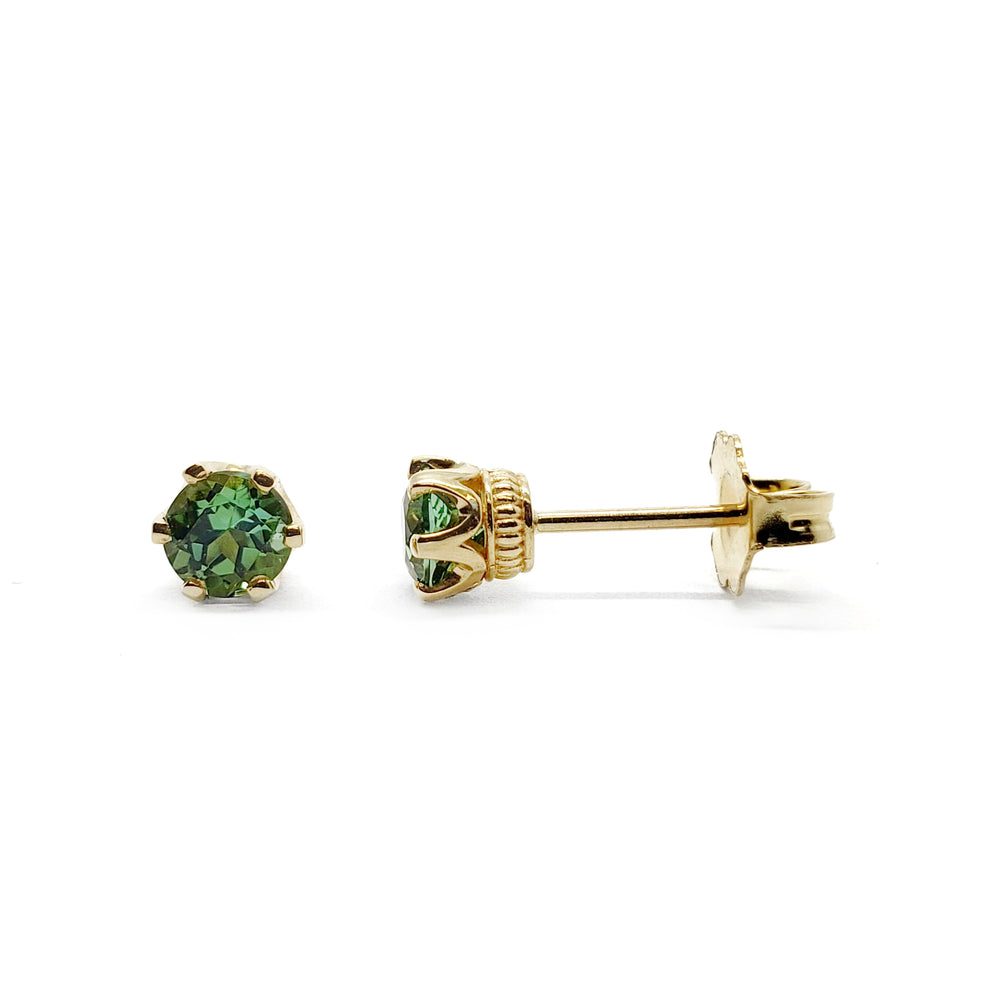 Crown Tourmaline Studs