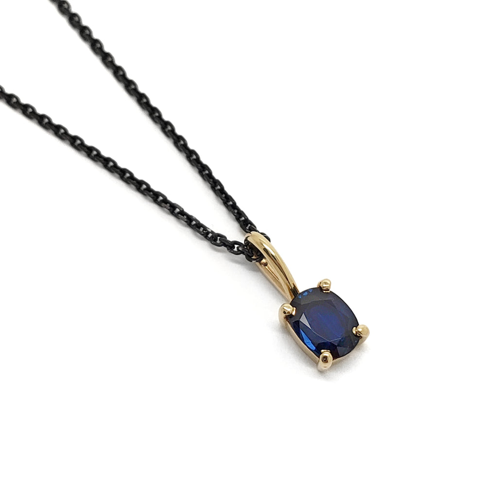 Blue Sapphire Pendant | Era Design Vancouver Canada