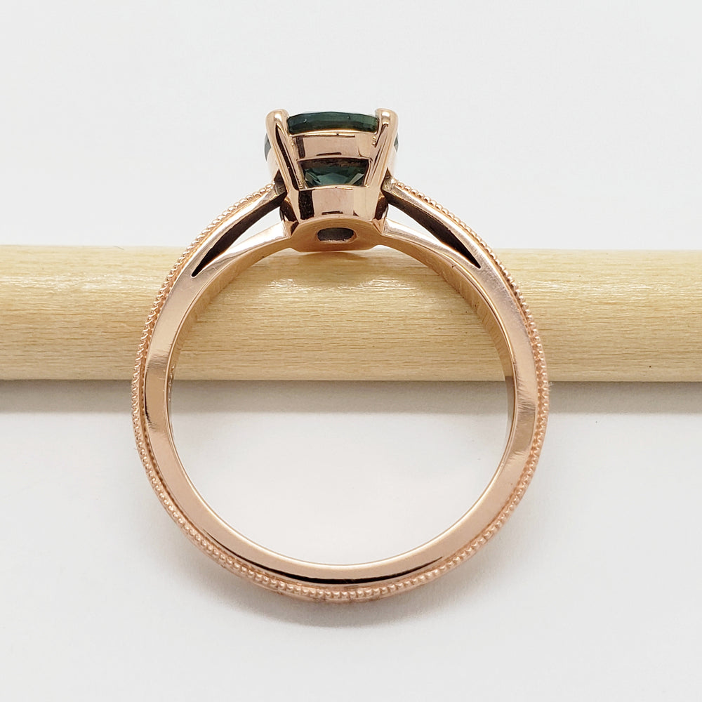 Australian Sapphire Engagement Ring | Era Design Vancouver Canada